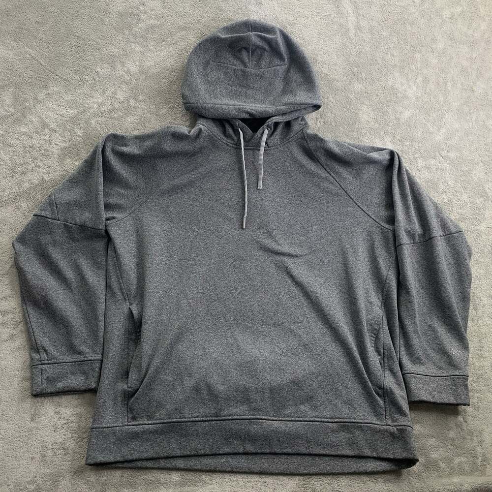 Lululemon City Sweat Pullover Hoodie Mens XL Heathered Coal Sweatshirt *FLAW